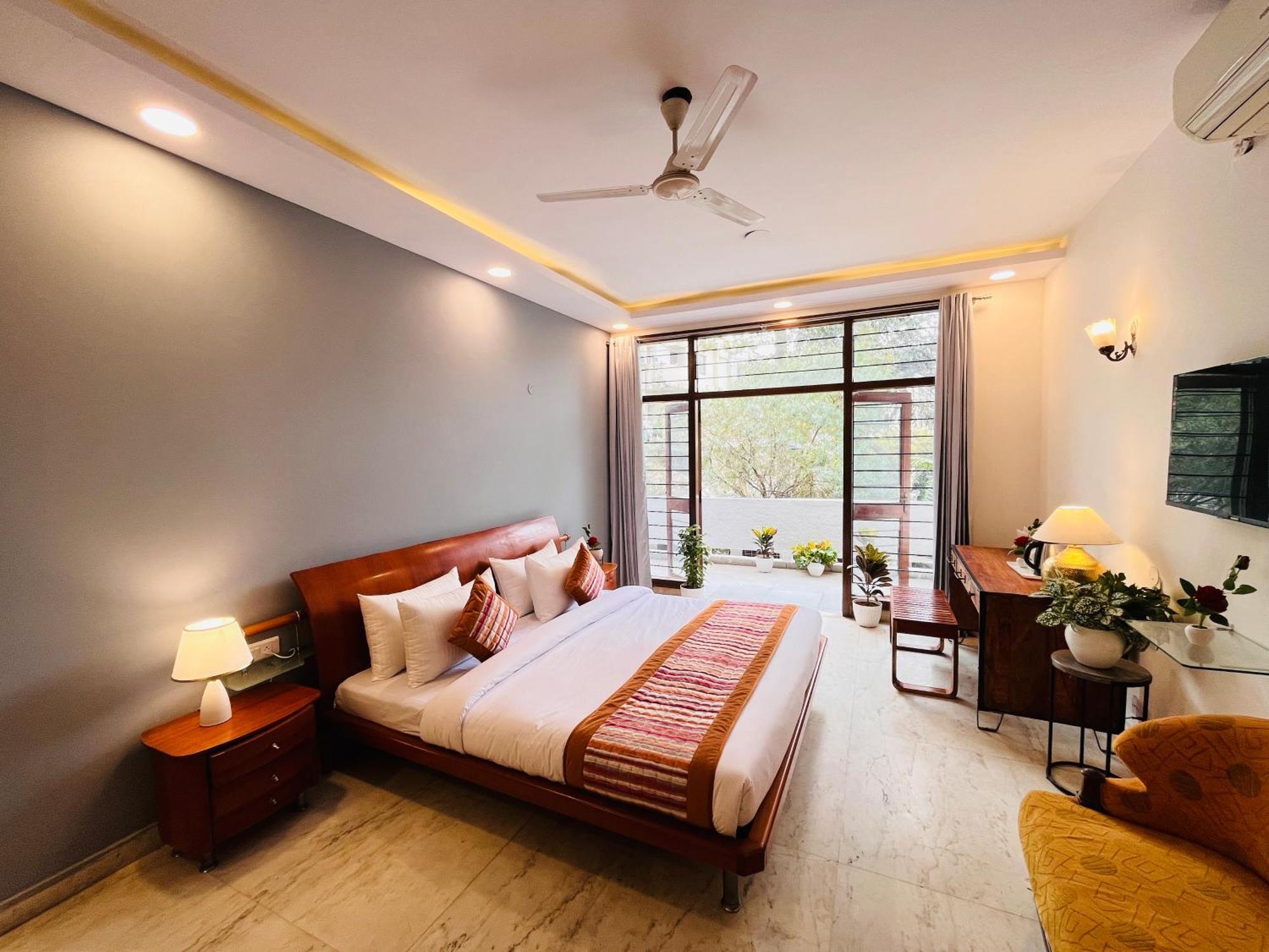 Grove Residency Hauz Khas New Delhi Couple Friendly Hotell Eksteriør bilde