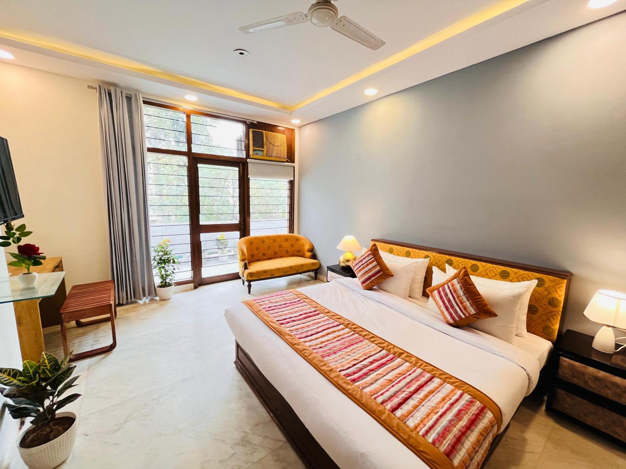 Grove Residency Hauz Khas New Delhi Couple Friendly Hotell Eksteriør bilde