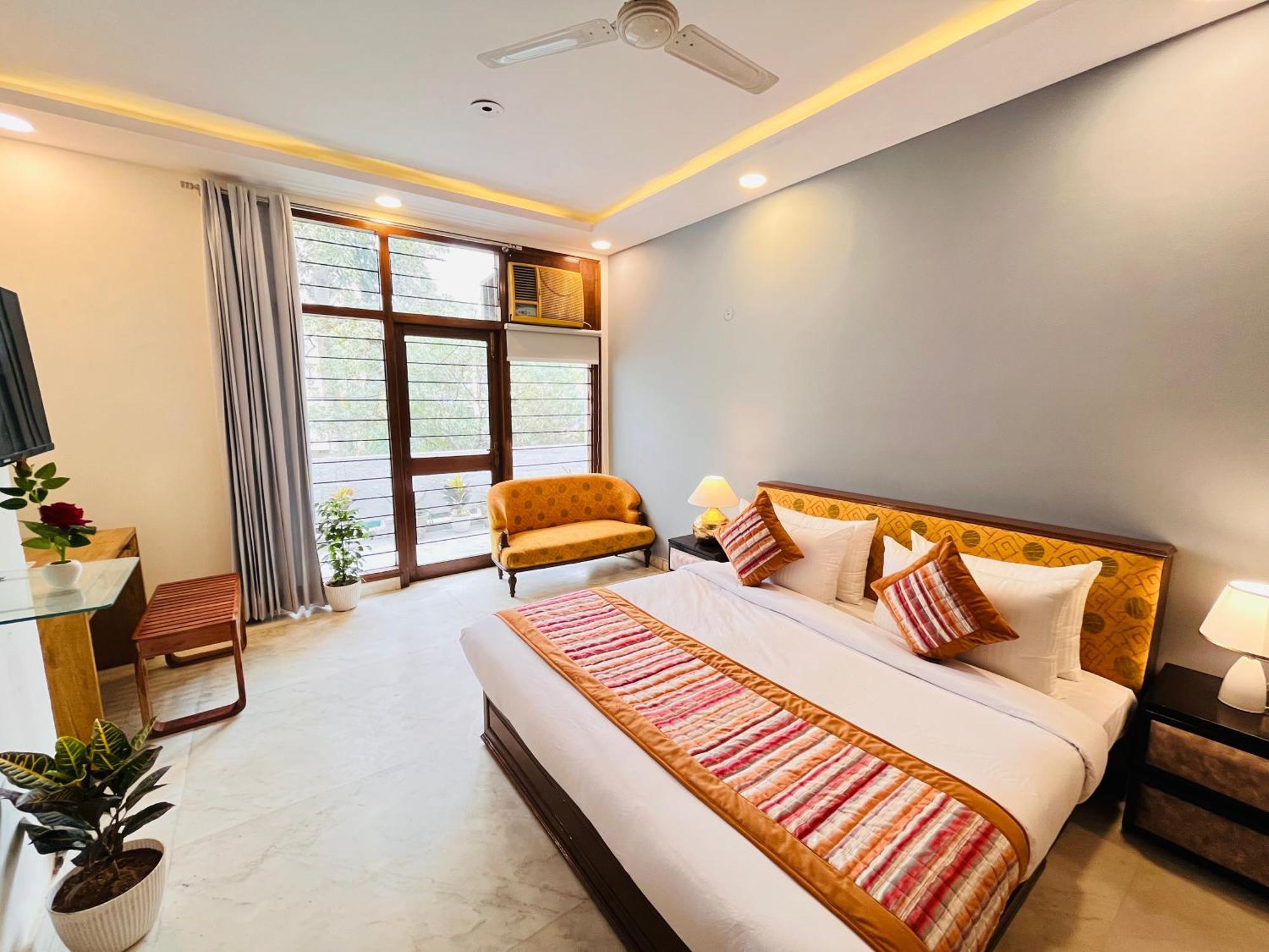 Grove Residency Hauz Khas New Delhi Couple Friendly Hotell Eksteriør bilde