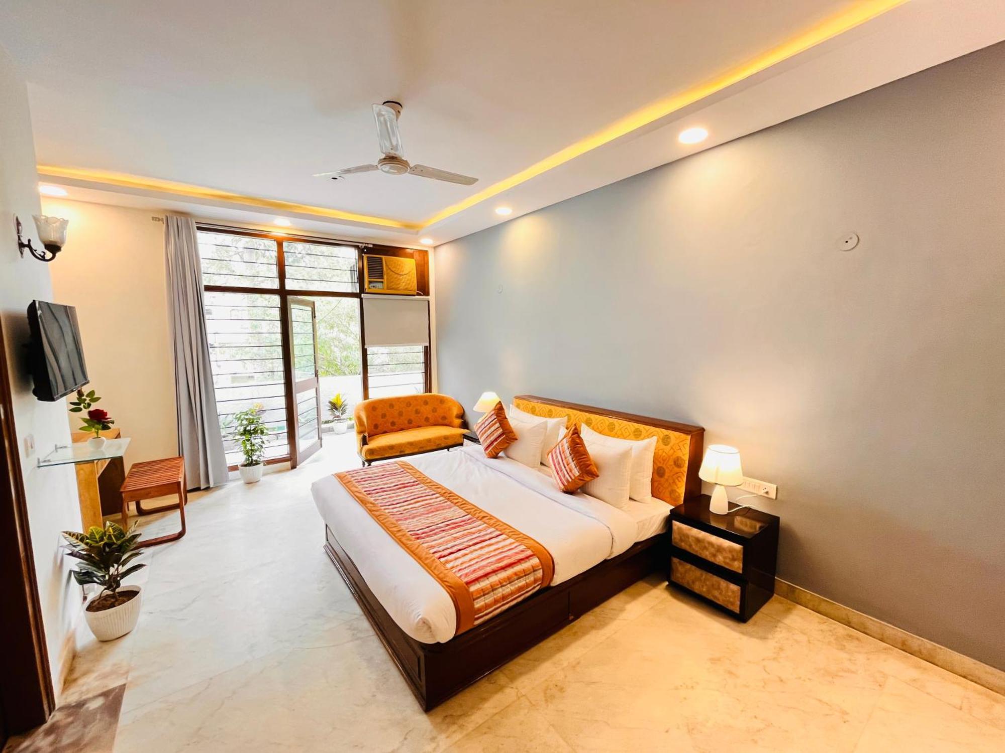 Grove Residency Hauz Khas New Delhi Couple Friendly Hotell Eksteriør bilde