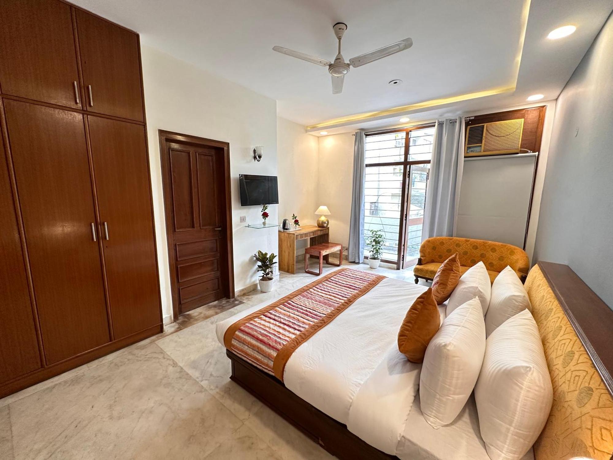 Grove Residency Hauz Khas New Delhi Couple Friendly Hotell Eksteriør bilde
