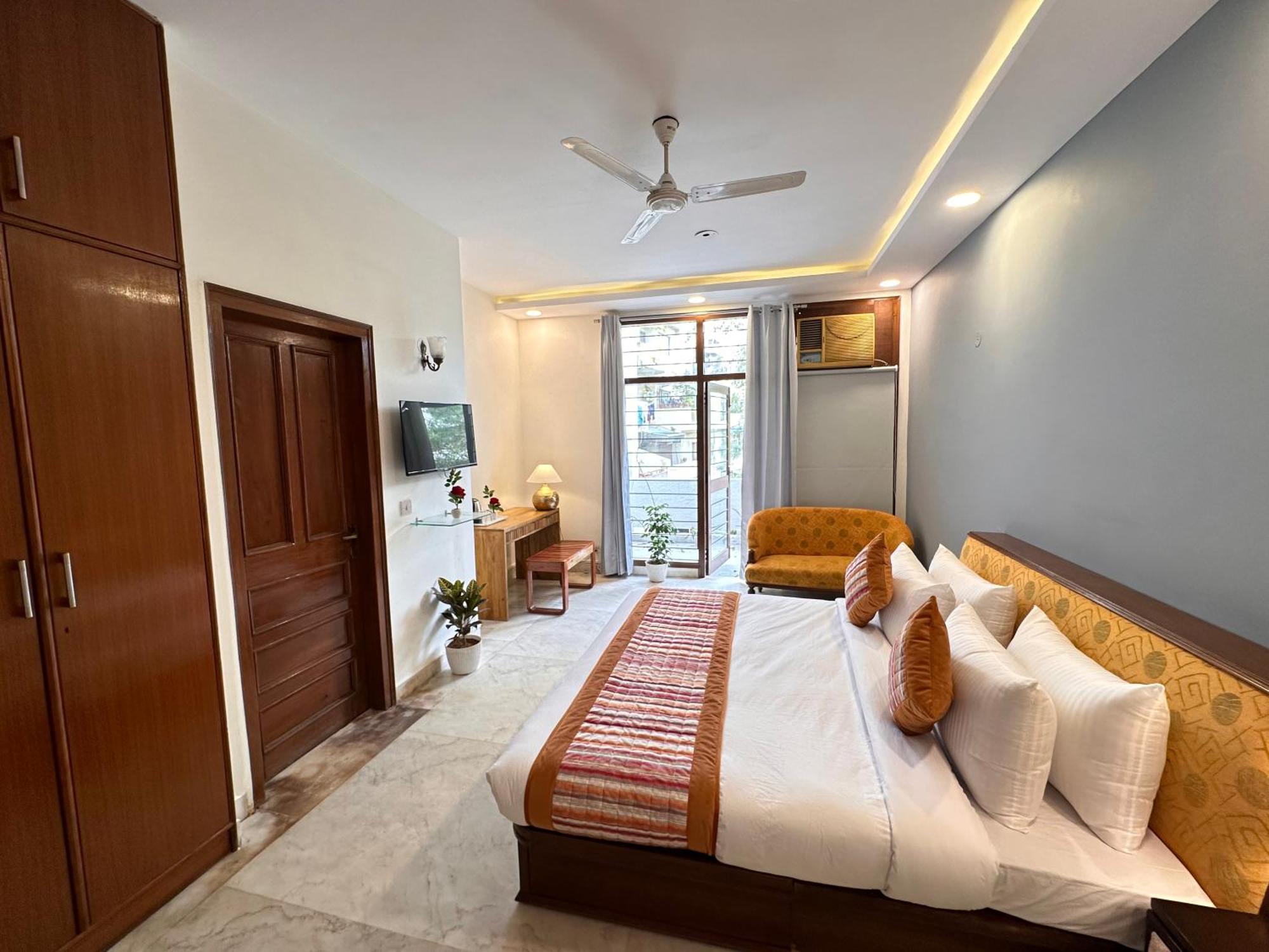 Grove Residency Hauz Khas New Delhi Couple Friendly Hotell Eksteriør bilde