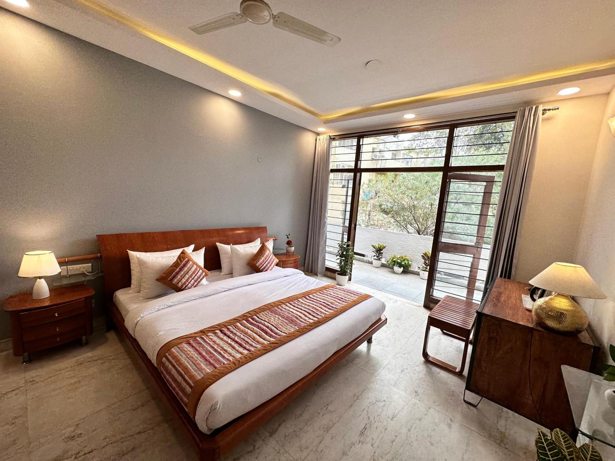 Grove Residency Hauz Khas New Delhi Couple Friendly Hotell Eksteriør bilde