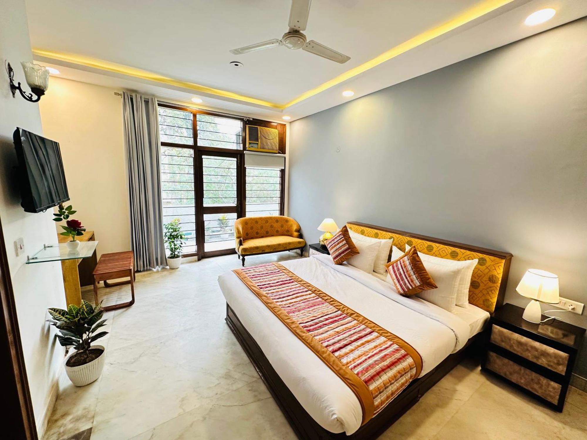 Grove Residency Hauz Khas New Delhi Couple Friendly Hotell Eksteriør bilde