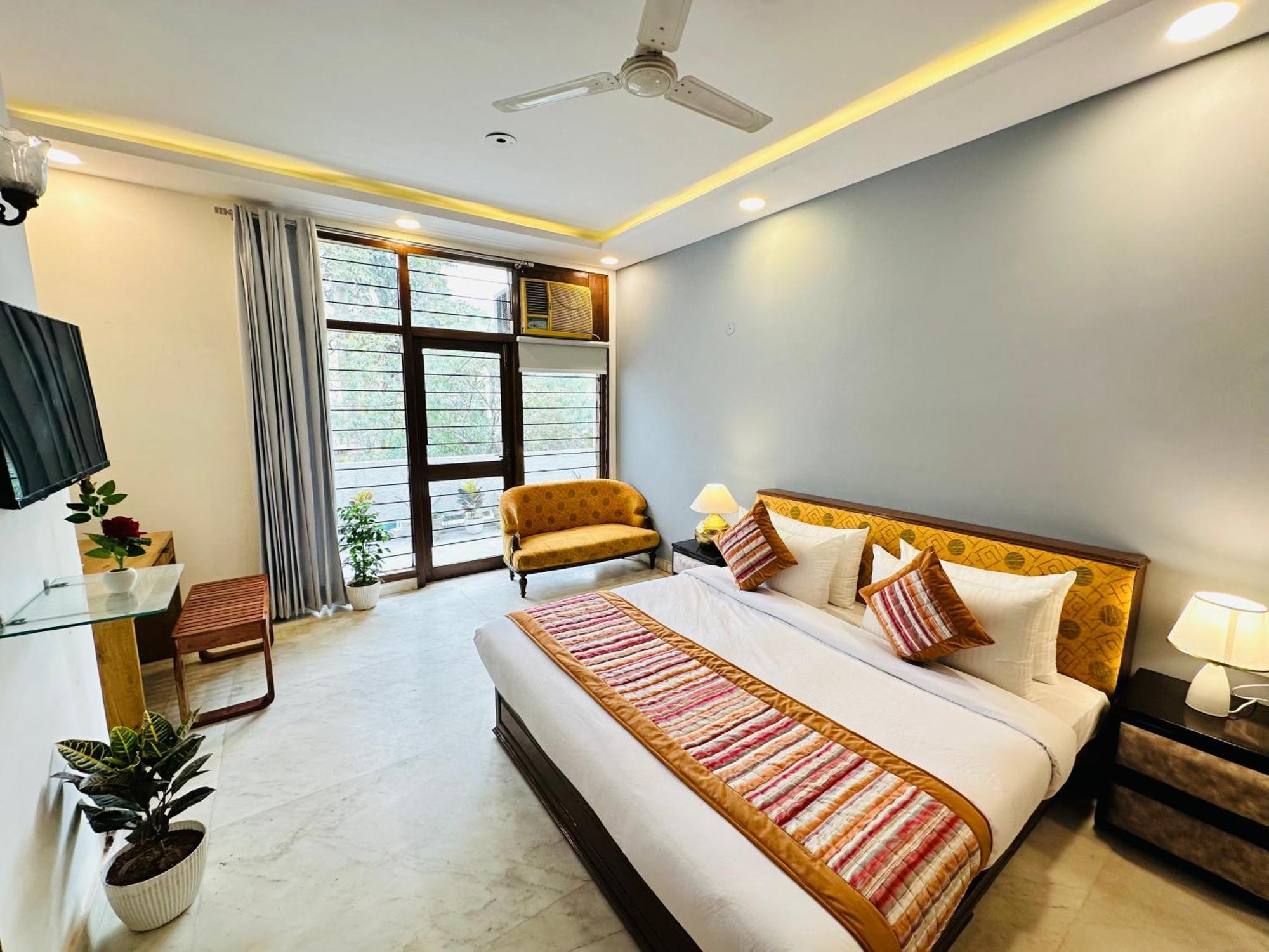 Grove Residency Hauz Khas New Delhi Couple Friendly Hotell Eksteriør bilde